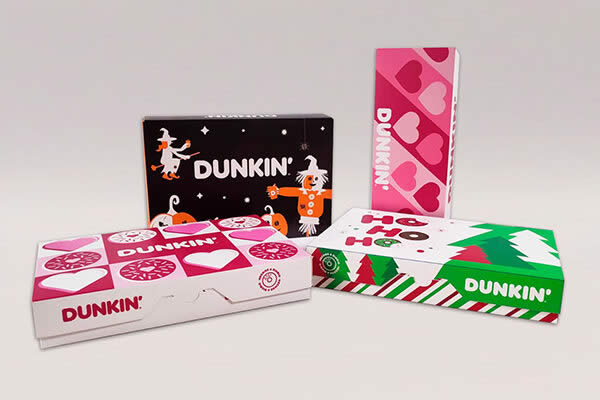 Artes Gráficas Danubio - Packaging - Cajas de producto Dunkin Donuts